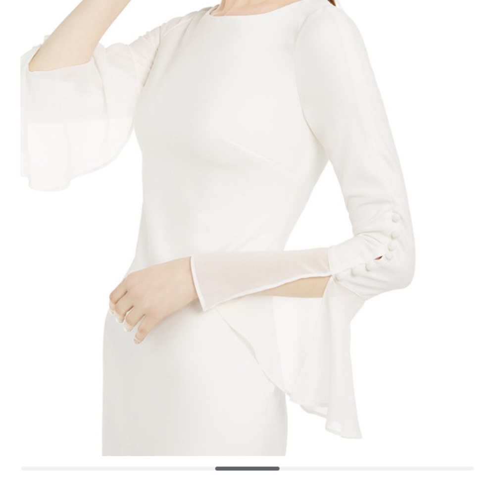 Calvin Klein White Party Dress